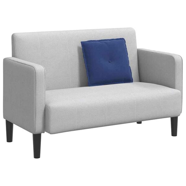 vidaXL R&uuml;ckenkissen Polizeiblau 50 x 45 cm Cordstoff