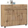vidaXL Sideboard Artisan-Eiche 88,5 x 30,5 x 73 cm Holzwerkstoff