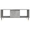 vidaXL Couchtisch Betongrau 90x50x36,5 cm Holzwerkstoff