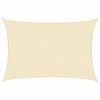 vidaXL Sonnensegel 160 g/m&sup2; Cremewei&szlig; 5x6 m HDPE