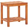 vidaXL Beistelltisch Akazienholz Massiv 45 x 33 x 45 cm