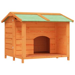 vidaXL Hundeh&uuml;tte Braun 96x87x80,5 cm Massivholz Kiefer