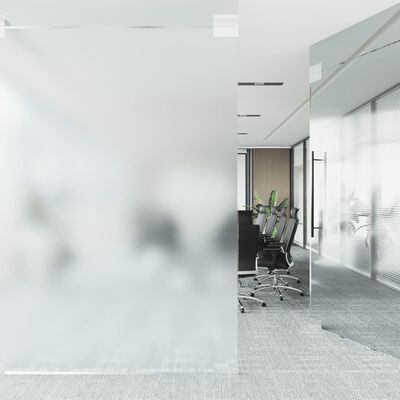 vidaXL Fensterfolien Matt Transparent Grau PVC