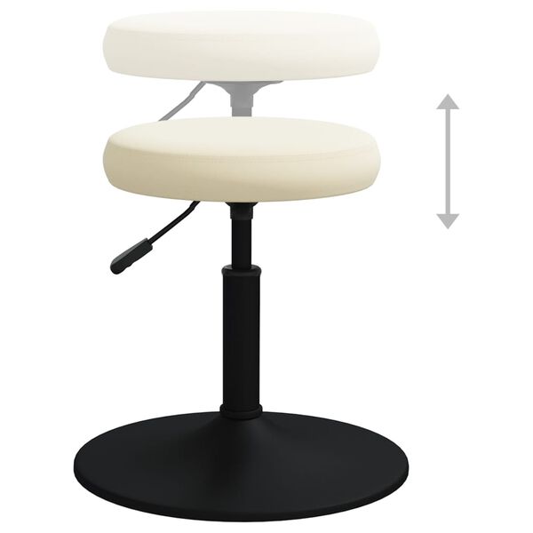 vidaXL Esszimmerst&uuml;hle 4 Stk. Creme Samt