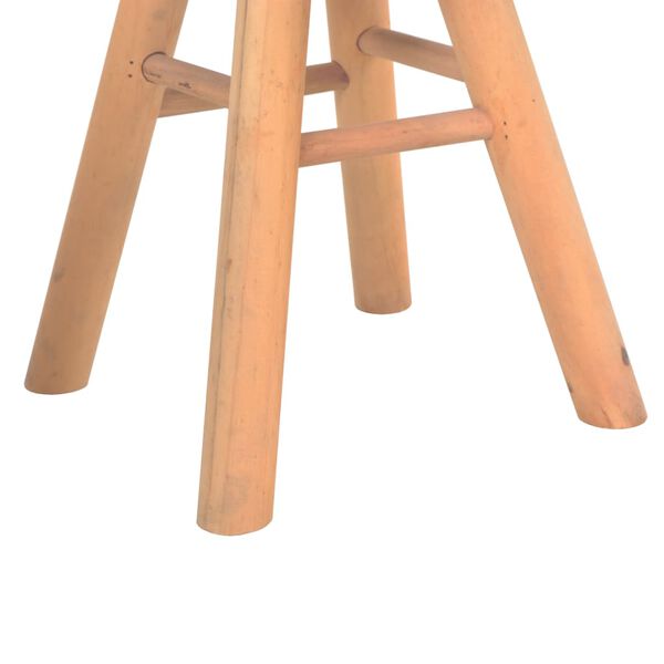 vidaXL Hocker Wei&szlig; und Schwarz Stoff