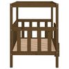 vidaXL Hundebett Honigbraun 105,5x83,5x100 cm Massivholz Kiefer