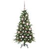 vidaXL K&uuml;nstlicher klappbarer Weihnachtsbaum Gr&uuml;n 120 cm PE und PVC
