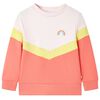 Kinder-Sweatshirt Zartrosa 140