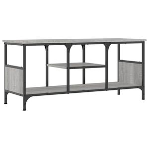 vidaXL TV-Schrank Grau Sonoma 100x35x45 cm Holzwerkstoff & Eisen