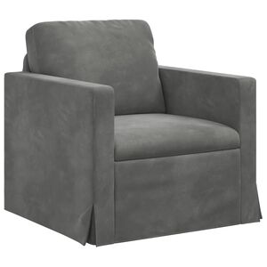 vidaXL Sofa Dunkelgrau 78 x 78 x 80 cm Samt