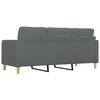 vidaXL 3-Sitzer-Sofa Dunkelgrau 180 cm Stoff