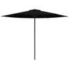 vidaXL Gartensonnenschirm 300 x 300 cm Polyester Rechtwinklig Schwarz
