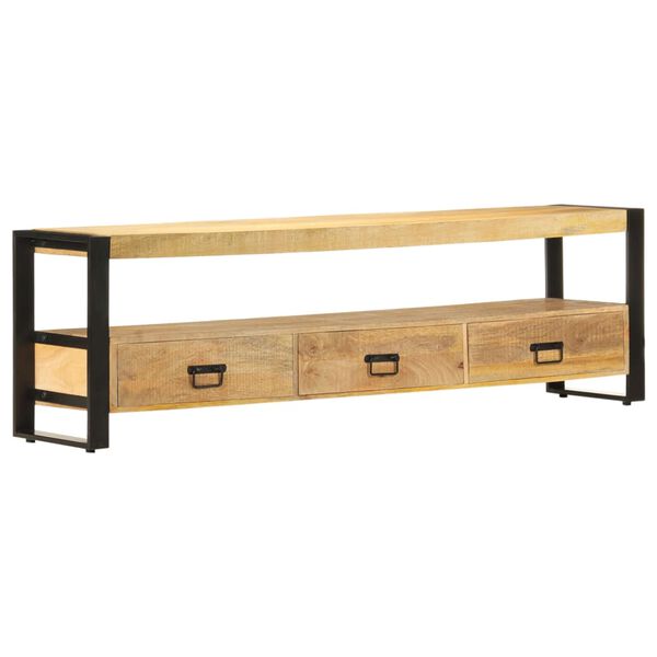 vidaXL TV-Schrank 150 x 30 x 45 cm Massivholz Mango