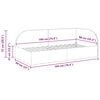 vidaXL Eckbettgestell mit Kopfteil Dunkelgr&uuml;n 90 cm x 190 cm Samt