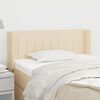 vidaXL Kopfteil mit Ohren Creme 83x16x78/88 cm Stoff