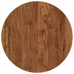 vidaXL Tischplatte &Oslash; 40 x 2,5 cm Rund Massivholz Eiche Hellbraun