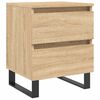 vidaXL Nachttisch Sonoma-Eiche 40x35x50 cm Holzwerkstoff