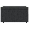 vidaXL Tagesbett mit Matratze USB Schwarz Stoff 90x200 cm