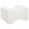 vidaXL Knee Pillow Wei&szlig; Memory-Schaum und Polyester 26 x 21,5 x 15 cm