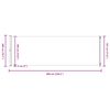 vidaXL Seitenmarkise Ausziehbar 200x600 cm Rot