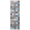 vidaXL Teppichl&auml;ufer ORIZ 1150 gsm Blau 100% Polyester chemische Faser