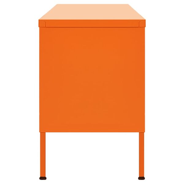 vidaXL TV-Schrank Orange 105x35x50 cm Stahl