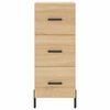 vidaXL Sideboard Sonoma-Eiche 34,5x34x90 cm Holzwerkstoff