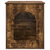 vidaXL Katzenhaus Ger&auml;ucherte Eiche 53 x 52 x 62 cm Holzwerkstoff