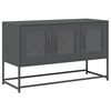 vidaXL TV-Schrank Anthrazit 100,5x39x60,5 cm Kaltgewalzter Stahl