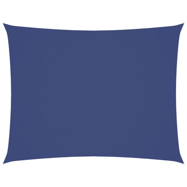 vidaXL Sonnensegel Oxford-Gewebe Rechteckig 3,5x4,5 m Blau