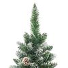vidaXL Künstlicher Weihnachtsbaum mit Ständer Schlank 210 cm PVC