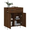 vidaXL Sideboard Braun Eichen-Optik 69,5x34x90 cm Holzwerkstoff