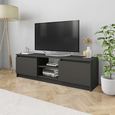vidaXL TV-Schrank Grau 120×30×35,5 cm Spanplatte