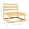 vidaXL 6-tlg. Garten-Lounge-Set mit Kissen Massivholz Kiefer