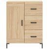 vidaXL Highboard Sonoma-Eiche 69,5x34x180 cm Holzwerkstoff
