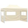 vidaXL Party-Zelt Creme 291 x 431 x 315 cm Oxford-Stoff