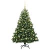 vidaXL Künstlicher Weihnachtsbaum mit 150 LEDs Grün 150 cm PE und PVC