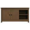 vidaXL TV-Schrank Honigbraun 103x36,5x52 cm Massivholz Kiefer