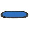 vidaXL Poker-Tischauflage Klappbar 10 Spieler Blau 208x106x3 cm