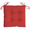 vidaXL Palettenkissen 2 Stk. Rot 50x50x7 cm Oxford-Gewebe