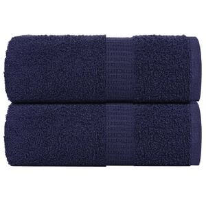 vidaXL Wascht&uuml;cher FROGN 2 Stk. Marineblau 30x30 cm 360 g/m&sup2;
