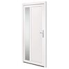 vidaXL Haust&uuml;r Wei&szlig; 98x208 cm PVC