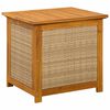 vidaXL Gartenlagerbox 185 L Massivholz Akazie 60 x 50 x 56 cm Beige