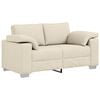 vidaXL Sofa 2 pcs Taupe 219 x 80 x 82 cm Stoff