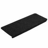 vidaXL Stufenmatten Selbstklebend 30 Stk. Schwarz 65x24,5x3,5 cm