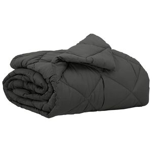 vidaXL Sommerdecke Anthrazit 200 x 135 cm Mikrofaser