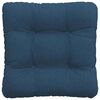 vidaXL Sitzkissen 4 pcs Blau 40 x 40 x 12 cm Stoff
