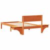 vidaXL Bettrahmen Wachsbraun 90 x 190 cm Massives Kiefernholz