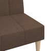 vidaXL Schlafsofa 2-Sitzer Braun Stoff