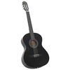 vidaXL 12-tlg. Klassikgitarren-Set f&uuml;r Anf&auml;nger Schwarz 4/4 39"